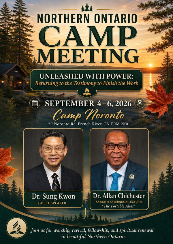 Northern Ontario Camp Meeting Flyer 2026
