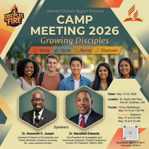 Western Ontario Camp Meeting Flyer 2026
